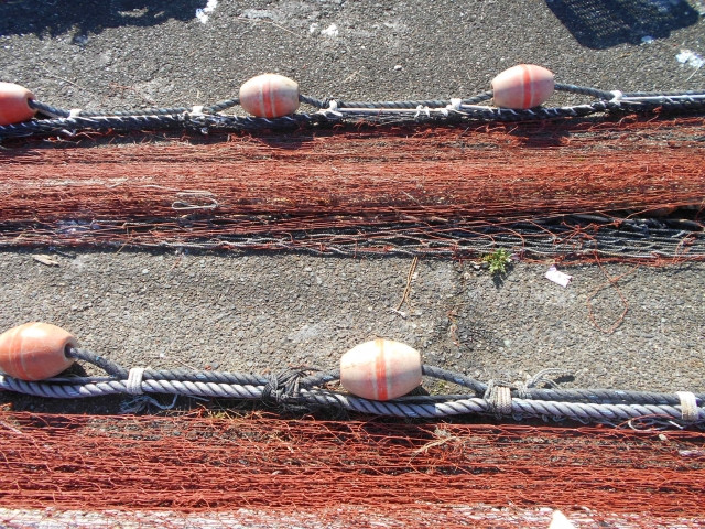 古い漁網を再利用したいのですが、いいアイデアをください！